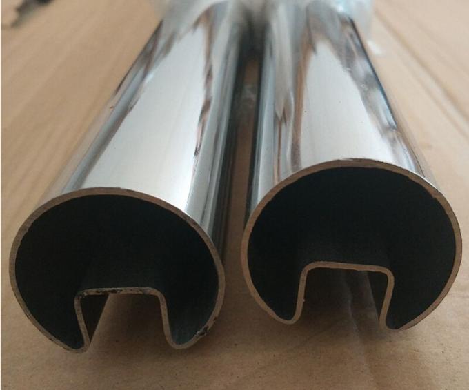 Stainless steel slotted tube,Glass channel tube,304 polished ss slotted