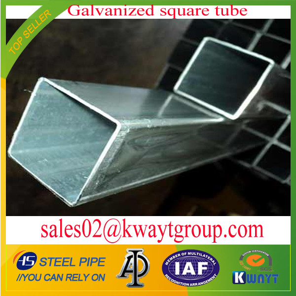 Galvanized Square pipe/tubing