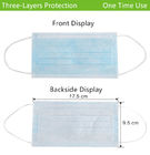 3 Ply Non Woven Face Mask Non Woven Disposable Protective masks Anti-Dust One Time Use Earloop Masks